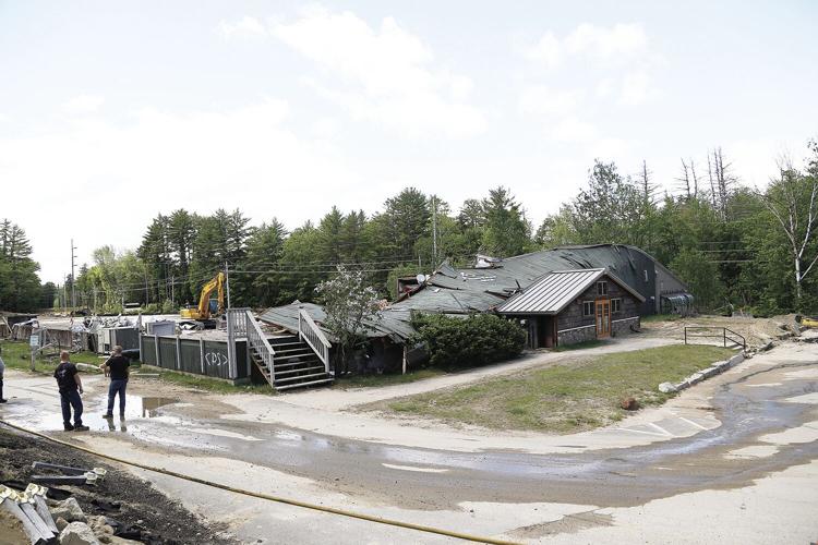 05-27-21 Artist Falls demo building flattened wide