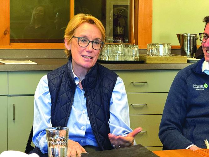 Bartlett Experimental Forest meeting Maggie Hassan at meeting.jpg