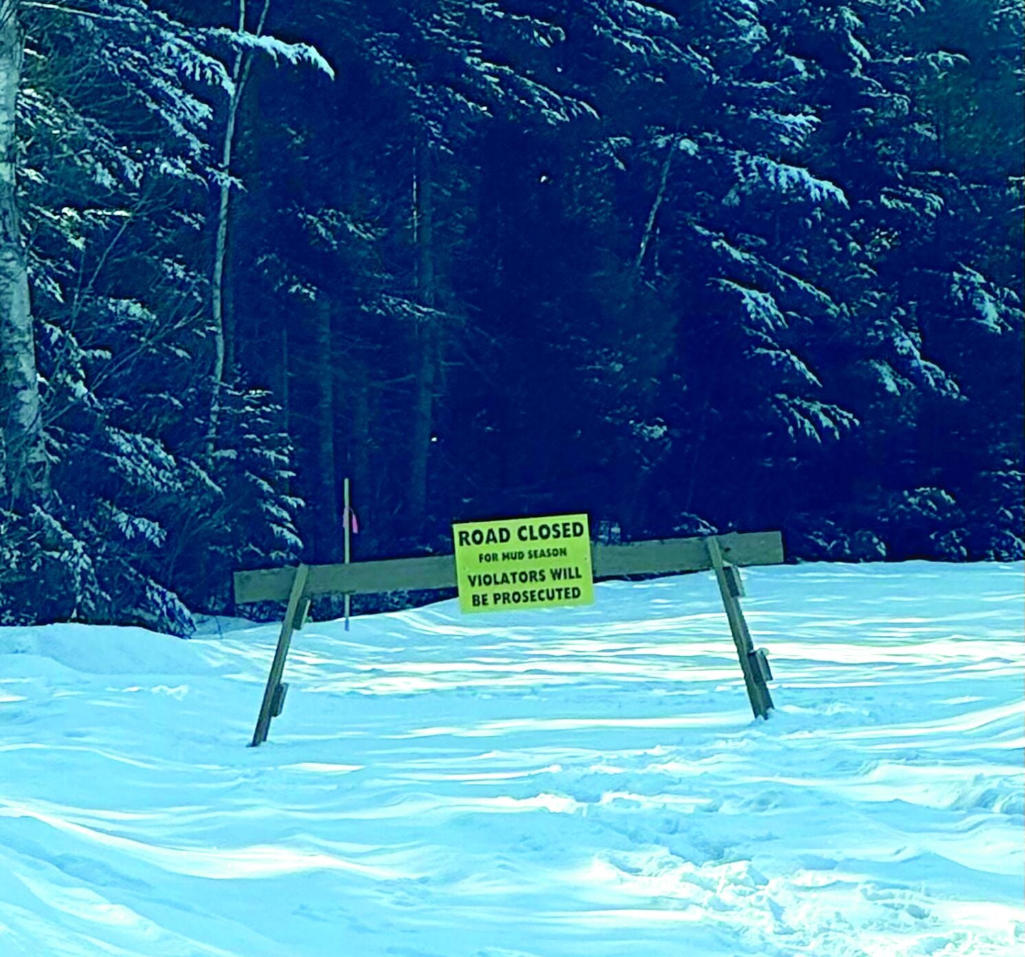 North Country Angler = Road Closed