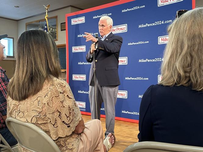Former Vice President Mike Pence in Berlin