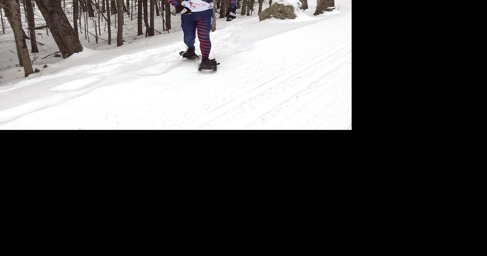 Nordic Tracks snowshoe racing at Great Glen Trails