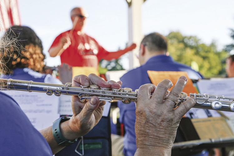 08-26-23 MWV Band Last Concert behind flute tighter