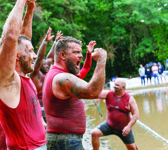 09-07-25 Mud Bowl celebrating sideline