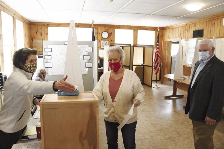 Voting Day - Eaton - Kathy Day votes