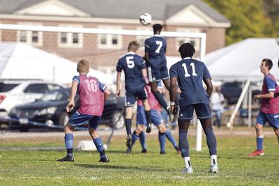 FA boys soccer - Jil Sehr header