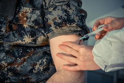 A military training base provides a prime environment for the influenza virus to spread.