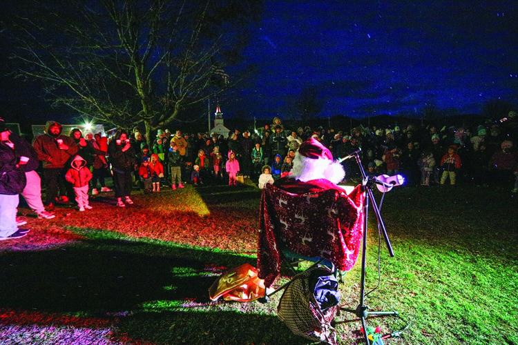 11-28-25 NoCo Tree Lighting reading behind