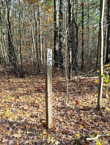 Wheel Family Fun - The Tale of Jack - Jack Trail sign