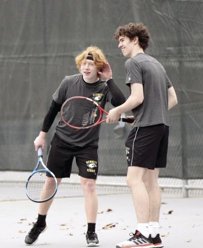 KHS Boys Tennis - Jack Heysler and Daven Bailey doubles