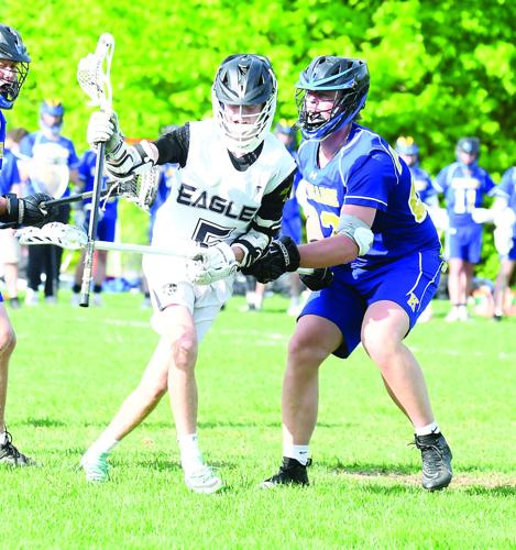 KHS Boys LAX - Cole McAllister wrapped up