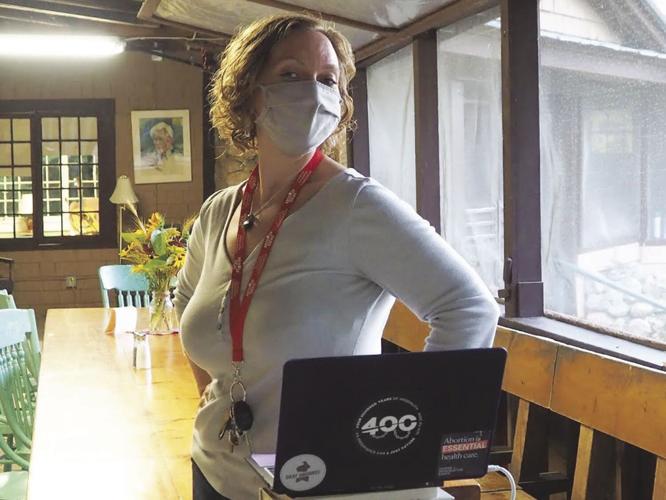 Octavia Driscoll at WF mask