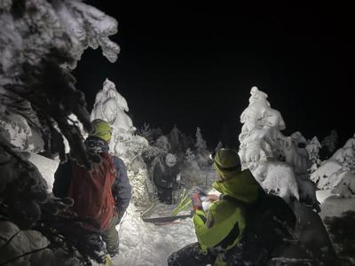 The Jan. 17 weekend rescue of two skiers on the summit of Mount Moosilauke is underway