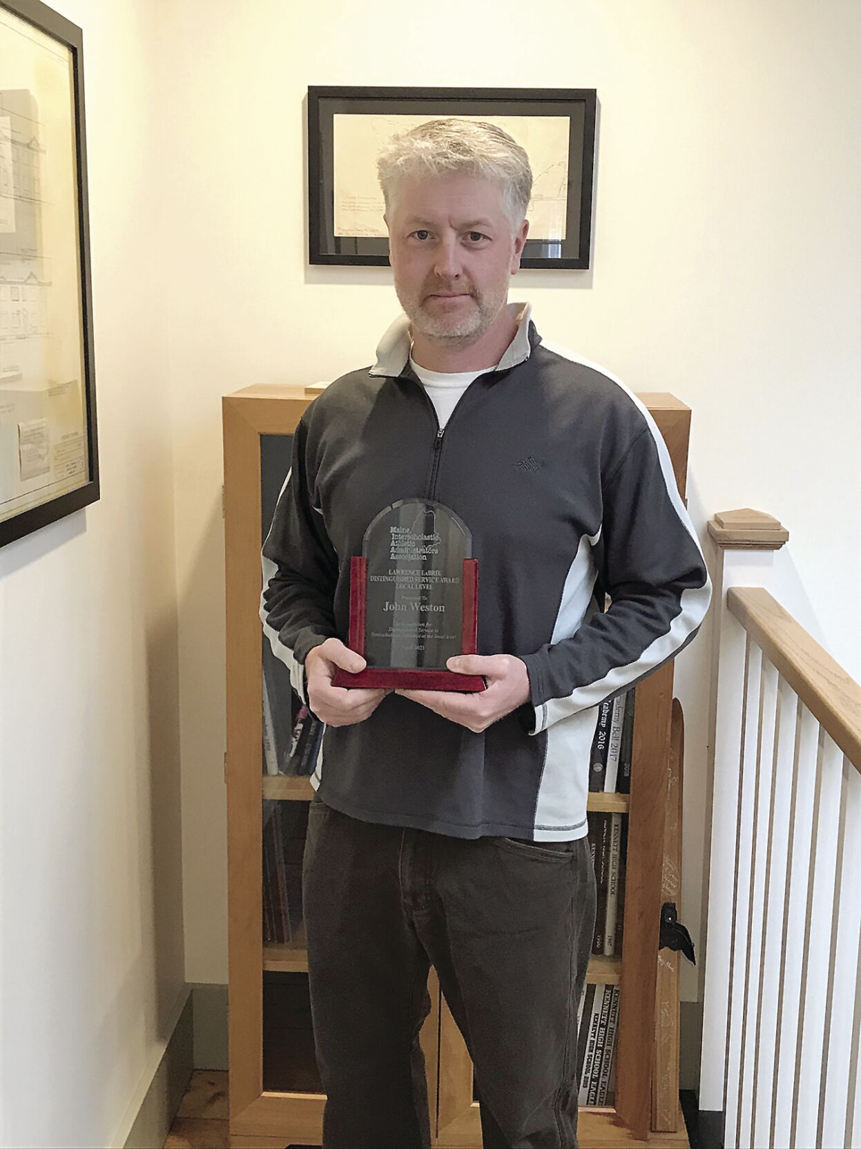 FA - John Weston gets the Larry Lebrie Distinguished Service Award