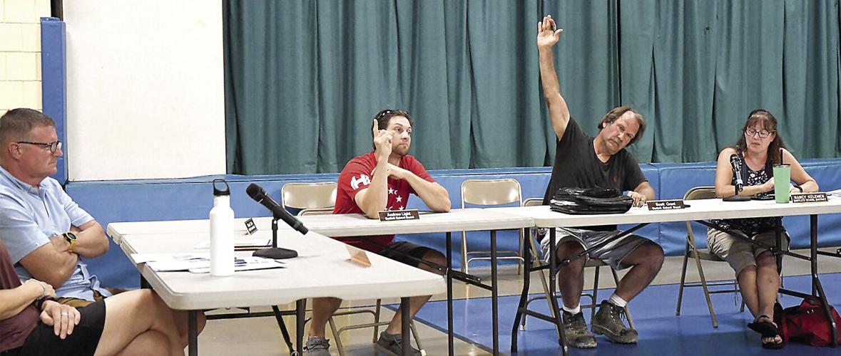 Bartlett School Board - Light and Grant vote against the plan