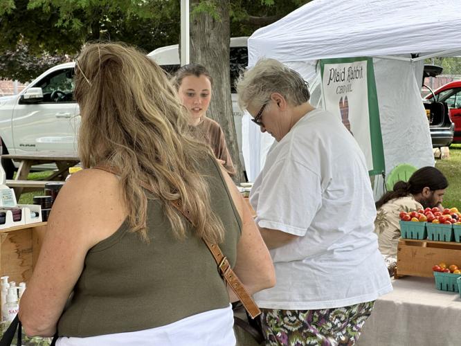 Emnalie Kelley (center) of Grand View Farm