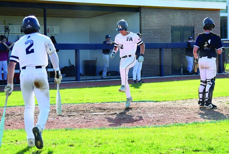 FA Baseball - Playoffs - Oliver Dean scores