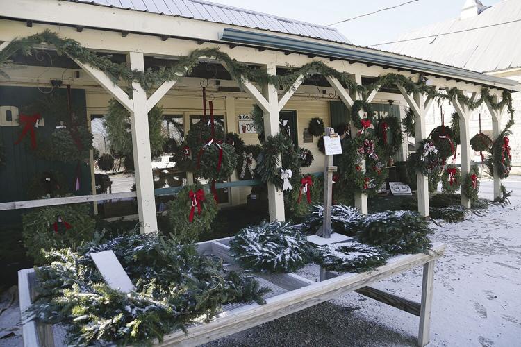 12-12-22 Westons stand wreaths