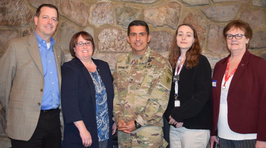 Brigadier general at veterans' conference