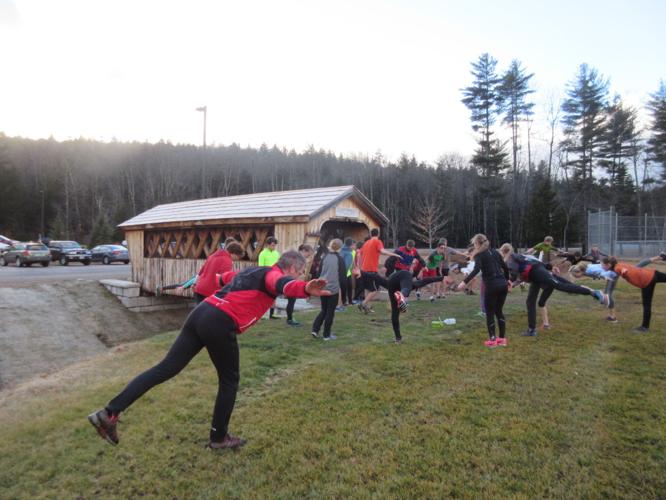 Steve Vosburgh coaches KHS Nordic team