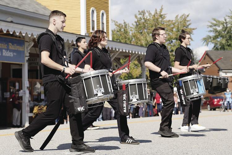 09-11-21 Mud Bowl parade drumline