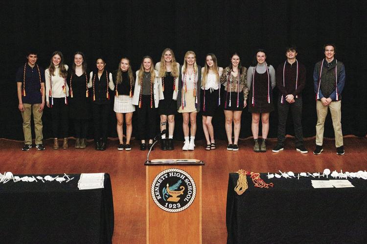 03-10-22 KHS Honor Societies group seniors