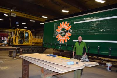 Cog Railway builds new rail car in former Isaacson building on Route 110