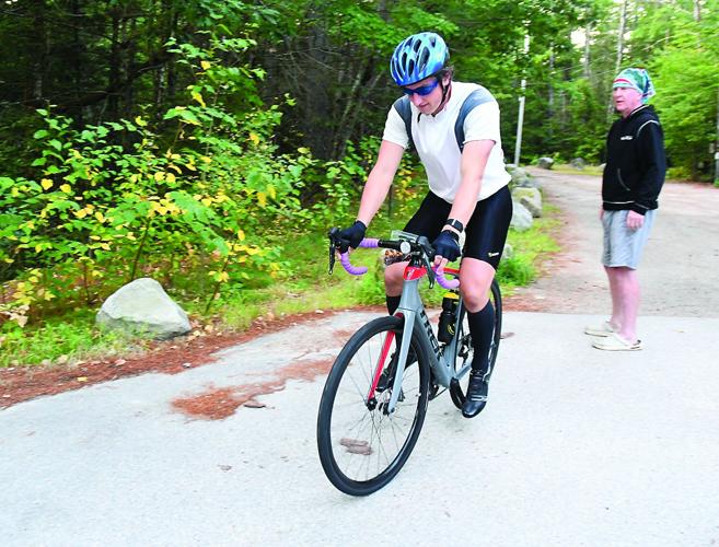 Bryce Terry - triathlon - on the bike