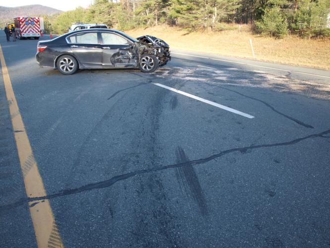 Honda Accord in car crash