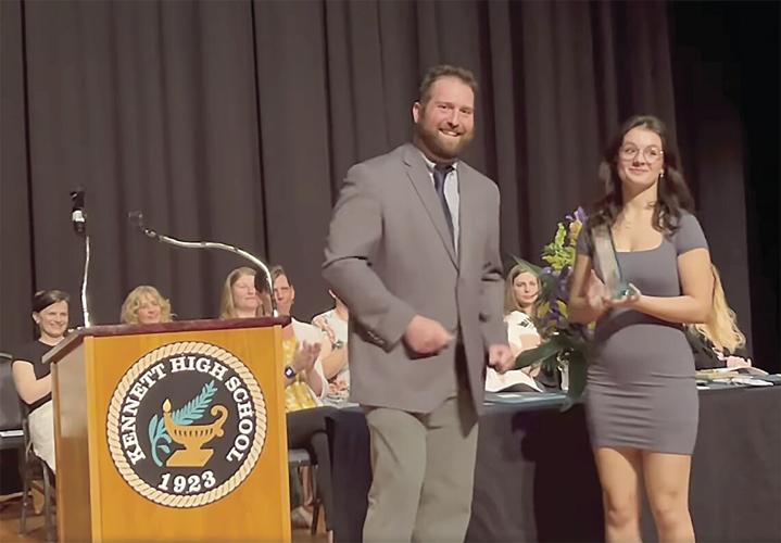 KHS GRADUATION PREVIEW - scholarship night - Kevin Carpenter with Emmie Duval