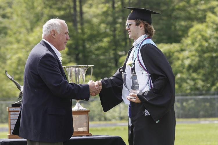 06-11-22 KHS Graduation kennett trophy shaking hands