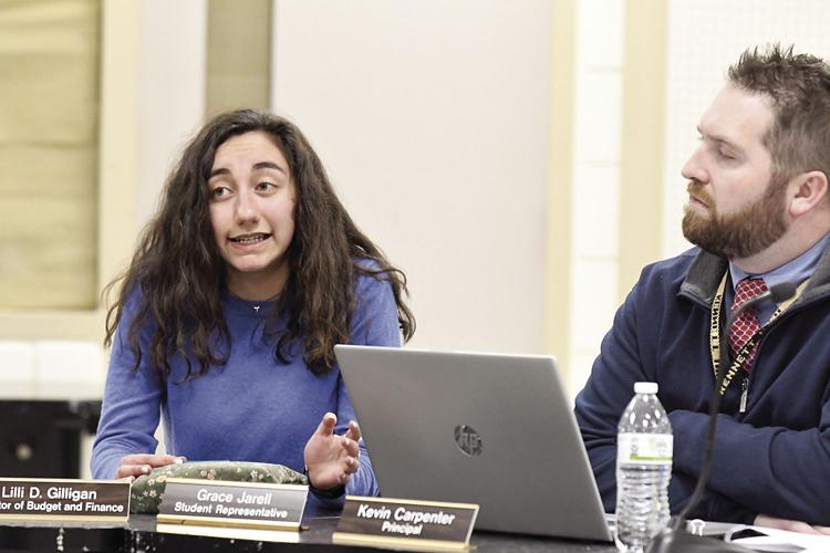 Grace Jarell at school board