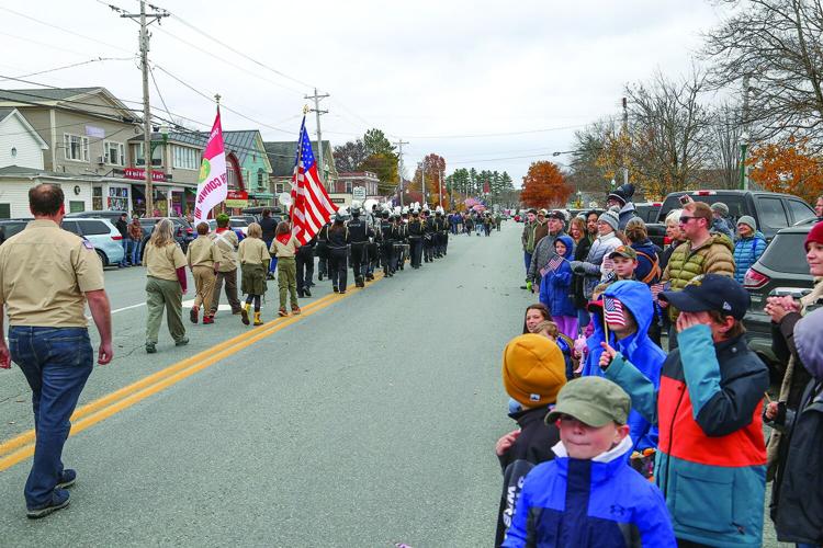 11-11-25 Veterans Day Parade wide with crowd