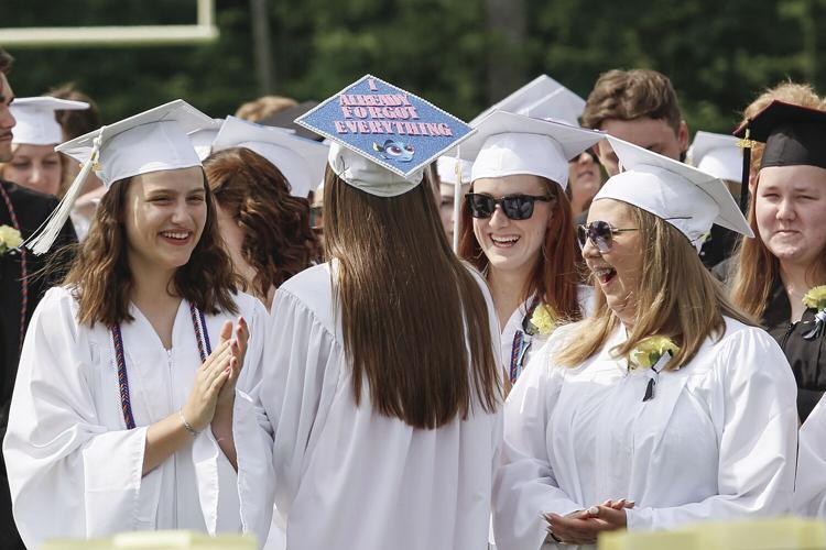 06-11-22 KHS Graduation laughing with cap