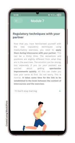 Men can last longer in bed with the help of a new smartphone app, say scientists