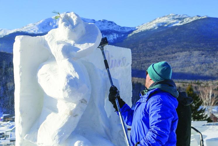 01-31-26 Snow Sculpting music man smoothing