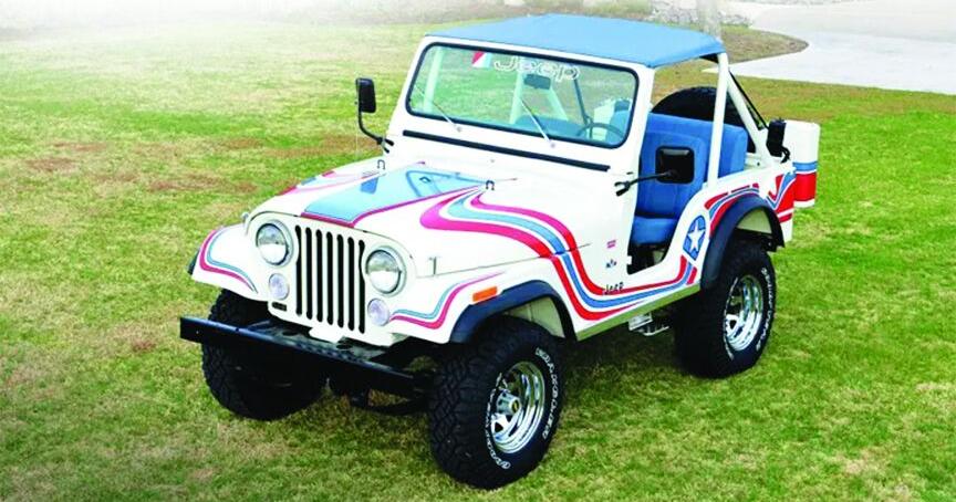 Wheels: Red, white and blue