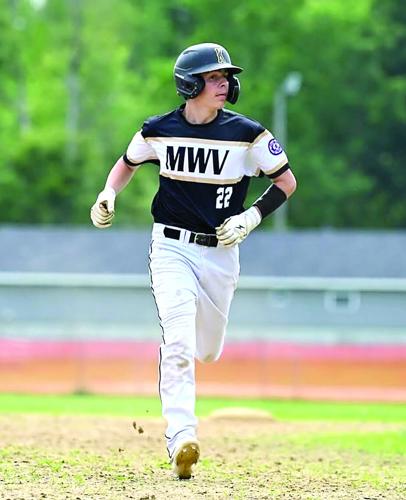MWV U16 Babe Ruth baseball - Jack McAllister base running