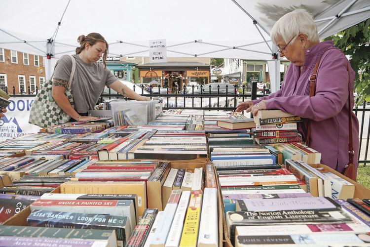 09-07-24 Pope Book Sale browsing side