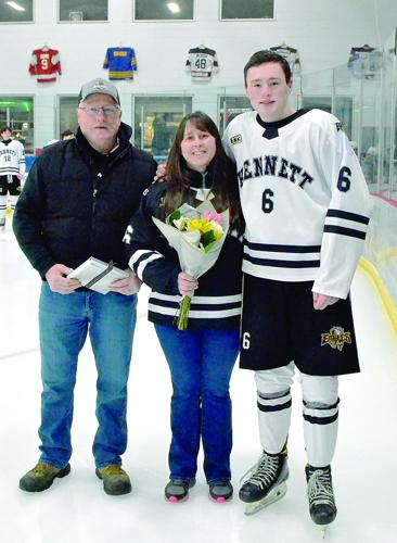 KHS Hockey - senior night - Devin Tate
