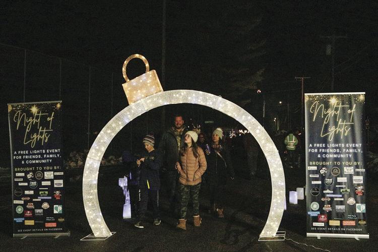 12-31-22 Night of Lights ornament entrance wide