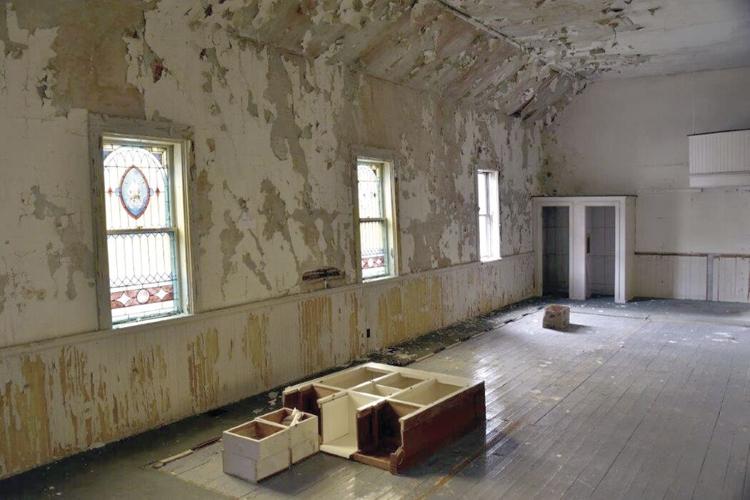 water damage interior wall