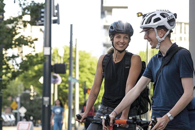 Wheel Family Fun - helmet-mounted headlights