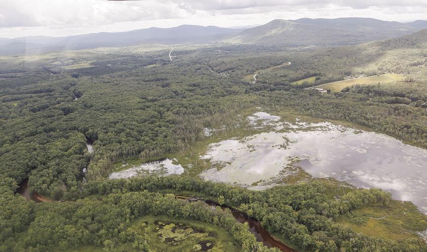 08-27-22 Aviation Day brownfield pond by pequawket trail