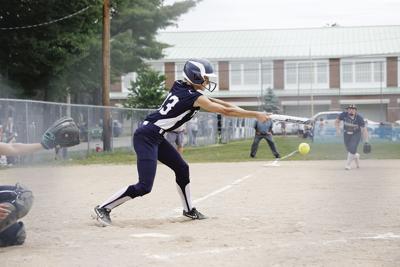 06-08-21 Fryeburg Softball Johnson bunt