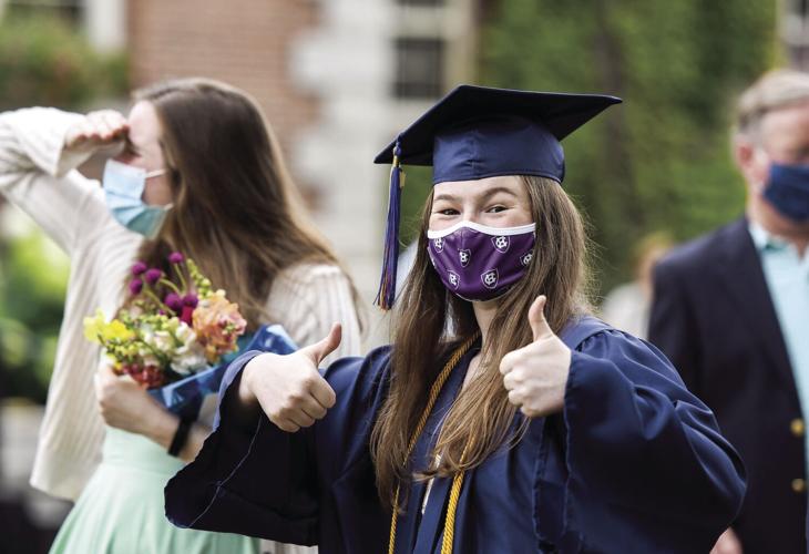 FA- Graduation - Katherine Flynn thumbs up