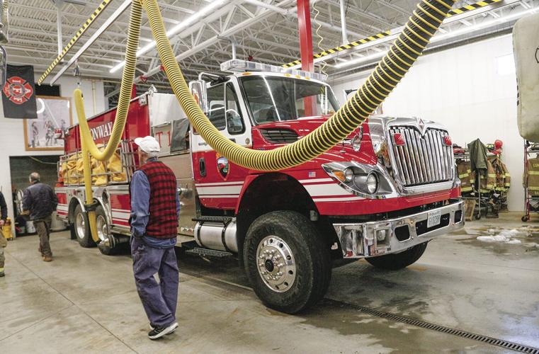 12-06-24 Conway Fire walking in station