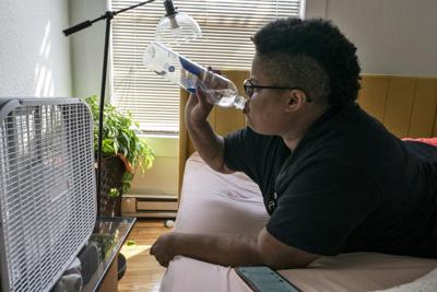 During miserable heat waves, people tend to stay inside if it's cooler there, limiting social connection.