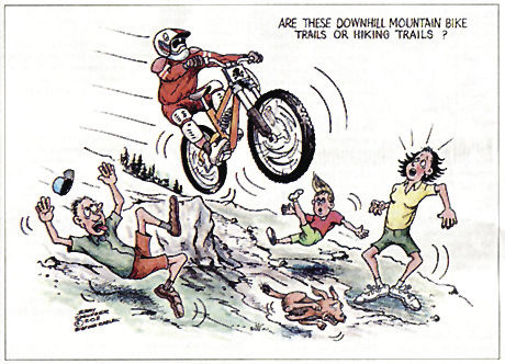 Wheel Family Fun - Mountain Bike cartoon