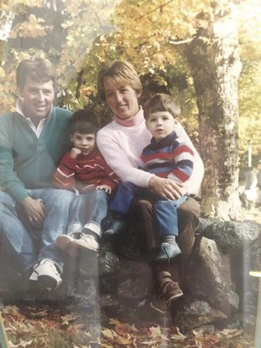 jim and sue with young sons