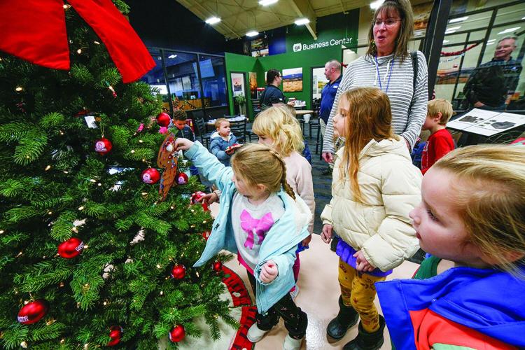 12-18-25 Gingerbread Hunt finding in tree